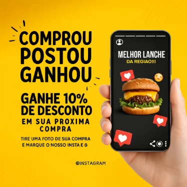 Imagem estática de um hambúrguer gourmet